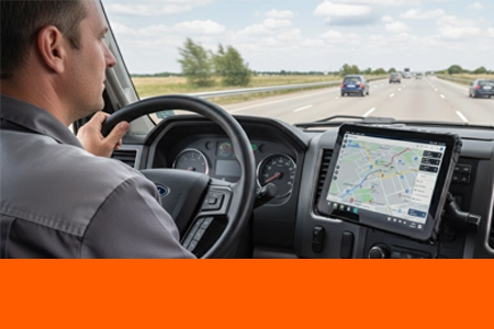 Rugged Vehicle Tablet for Truck Fleet | 5G Android Vehicle Computer Solutions