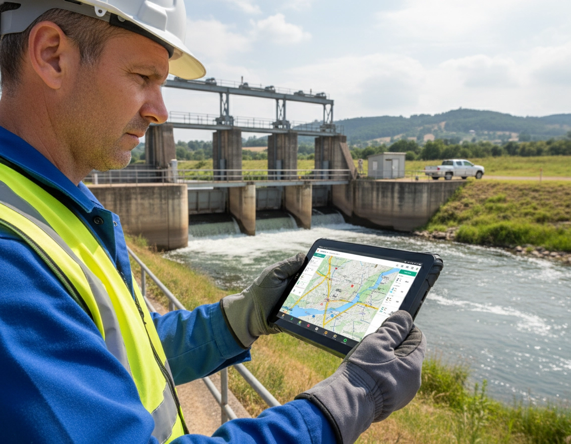 Rugged Tablets for Outdoor water conservancy operations