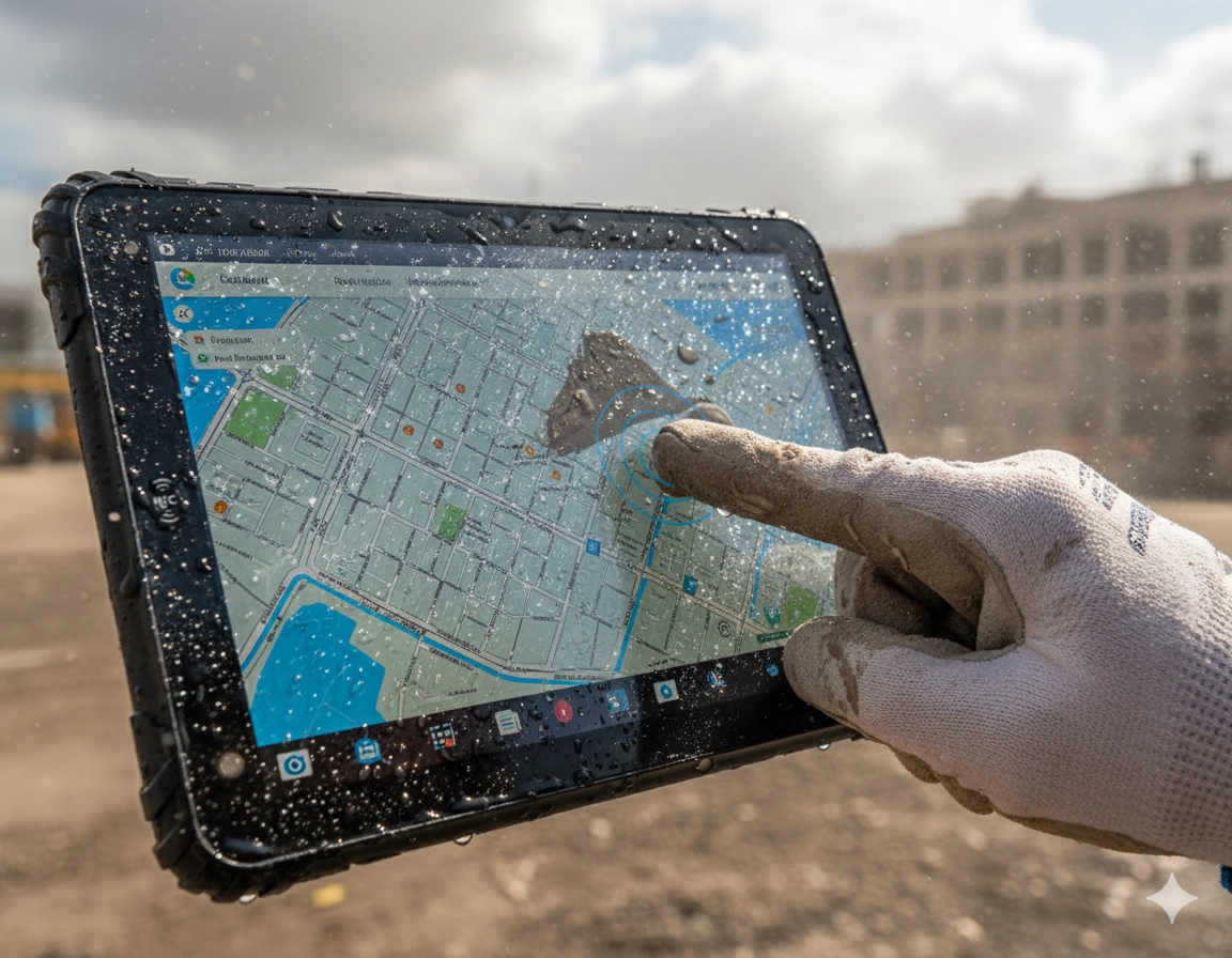 Waterproof tablet IP67 protection