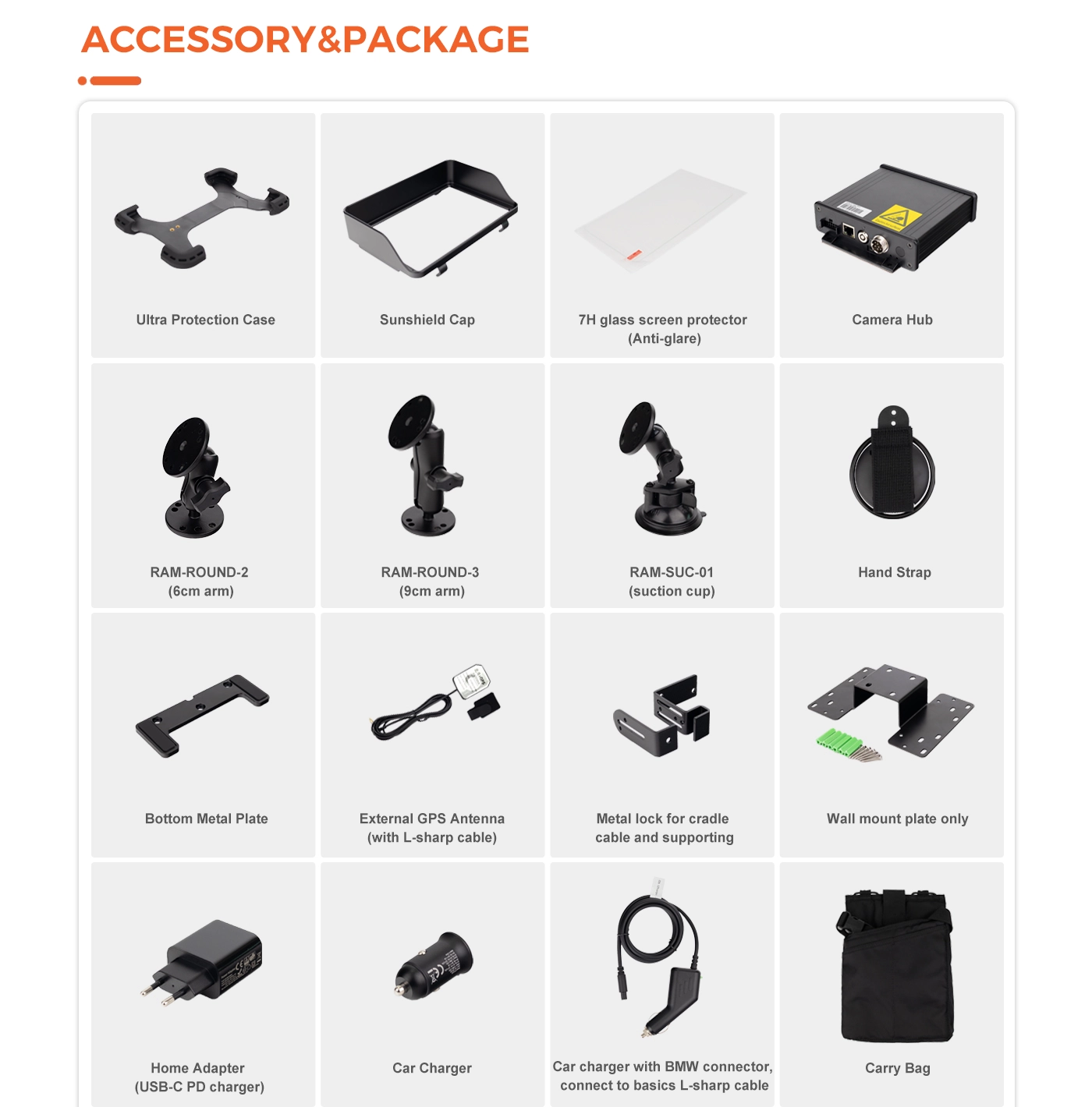 MDT865 accessories