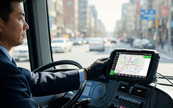 Rugged Android tablet for delivery drivers