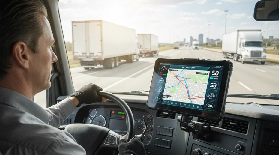 vehicle PC on the truck