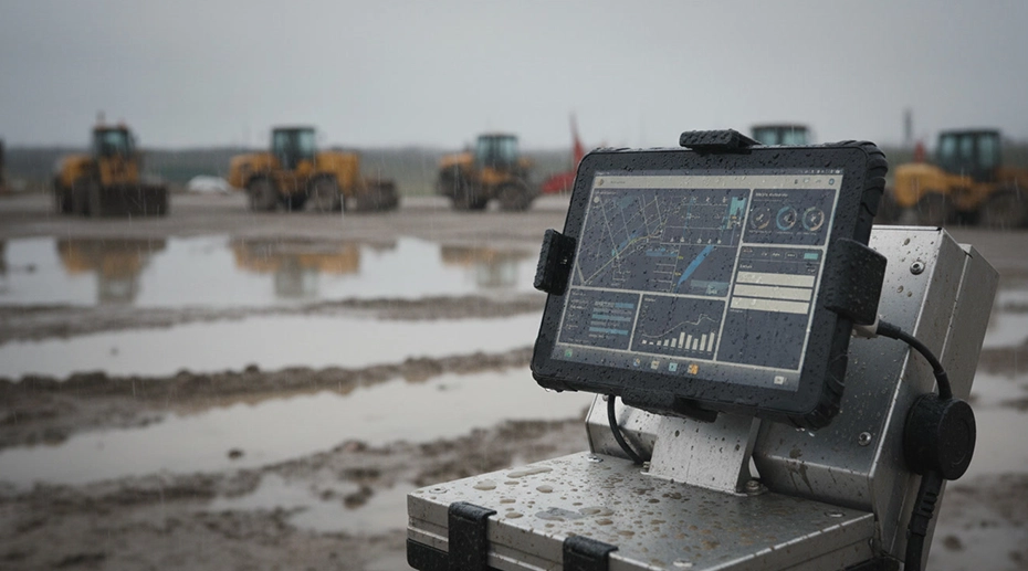 Waterproof tablet for field work data collection and outdoor industrial inspections Waterproof tablet for field work data collection and outdoor industrial inspections