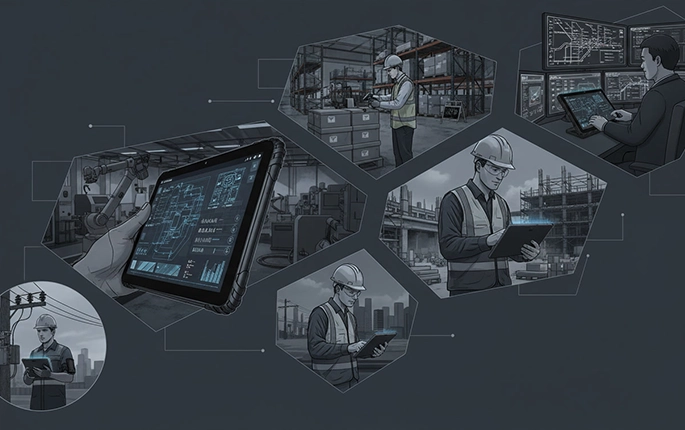 Industrial Android tablet for energy and pipeline inspection