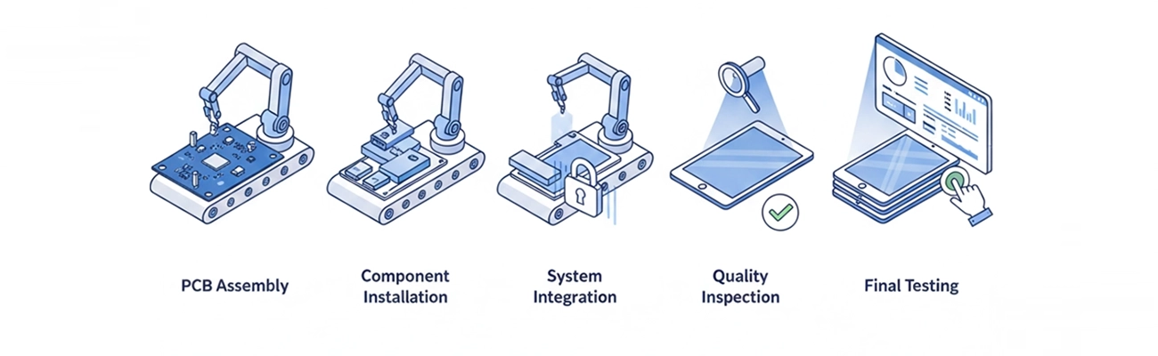 OEM Android rugged tablet development process from design to production