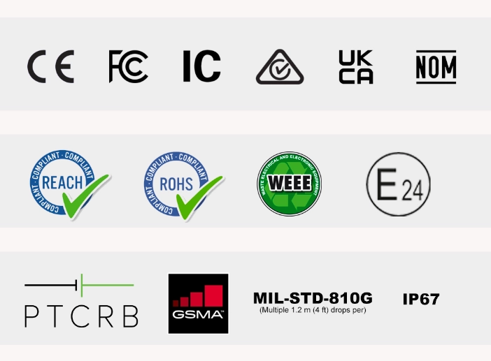 Industrial Android rugged tablet compliant with global standards