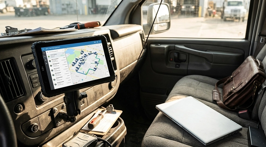 rugged tablet vs laptop comparison in field service environment inside vehicle dashboard and passenger seat rugged tablet vs laptop comparison in field service environment inside vehicle dashboard and passenger seat