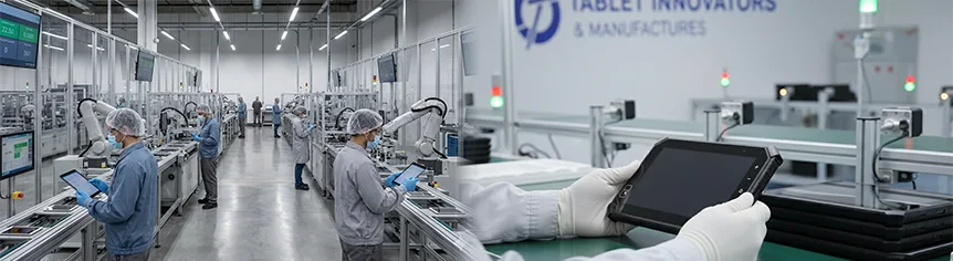 White label rugged tablet development process from platform selection to mass production for OEM private label manufacturing