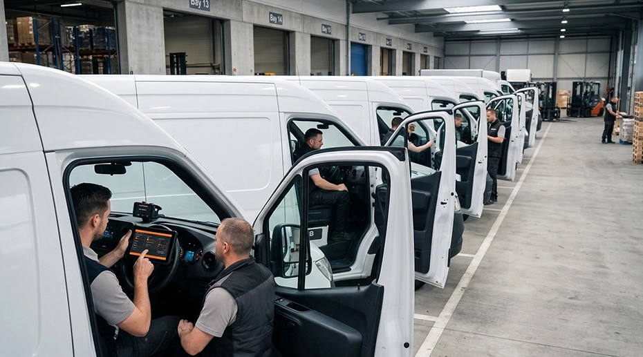 delivery fleet deployment with standardized tablets in vehicles delivery fleet deployment with standardized tablets in vehicles