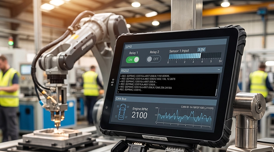 Industrial automation with RS232 and RS485 for PLC programming and sensor integration Industrial automation with RS232 and RS485 for PLC programming and sensor integration