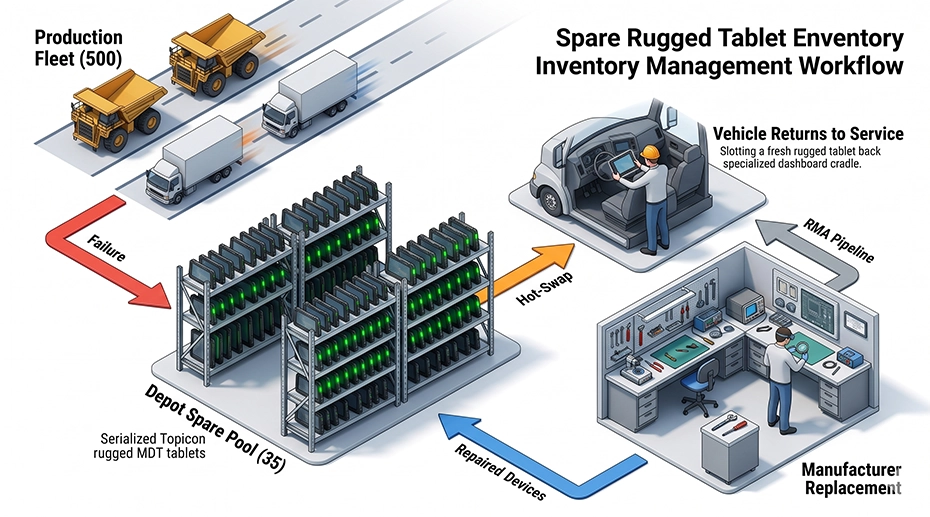 Managing Spare Devices in Fleet Deployments – Inventory Planning for System Integrators