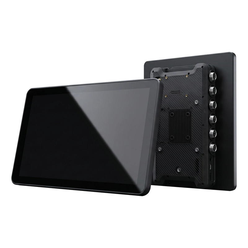 PC1090 10-inch Android Panel PC with M9 aviation connectors for mining haul truck dashboard