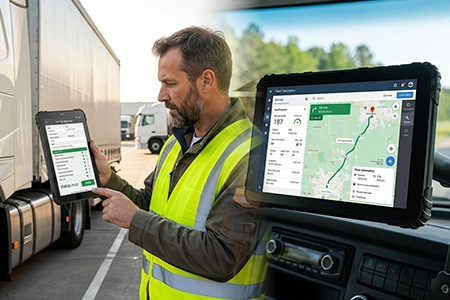 Why a 17mm Slim Tablet with Quick-Release Dock Changes Fleet Workflow — Pre-Trip Inspection, Shift Handover & In-Vehicle Space