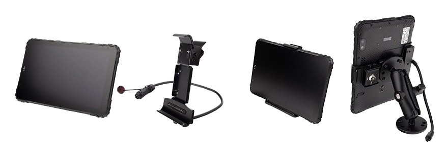 MDT865 In-vehicle Tablet with All-Metal Hand-Latch Dock