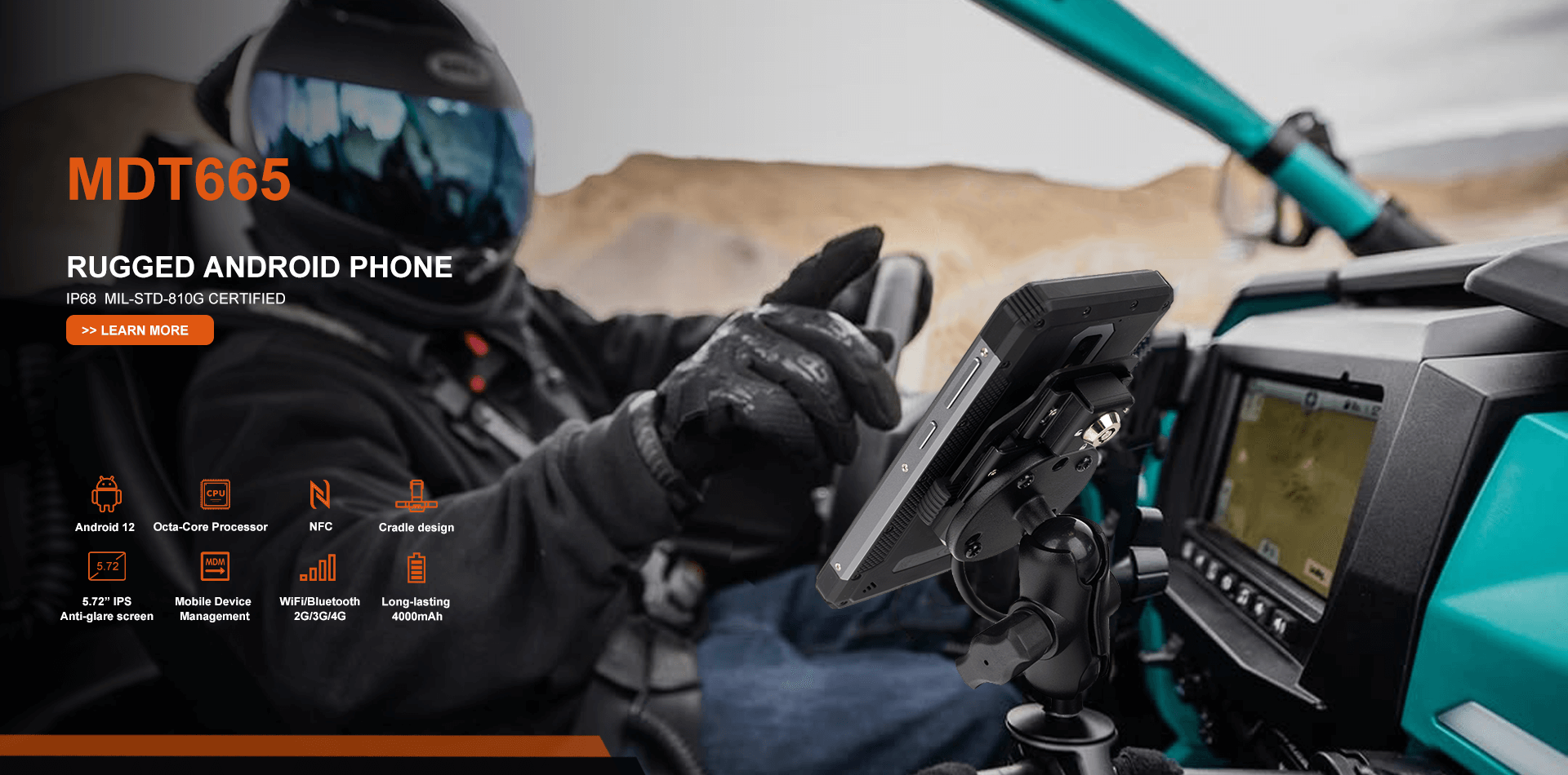Terminale di Dati Mobili per Motocicli